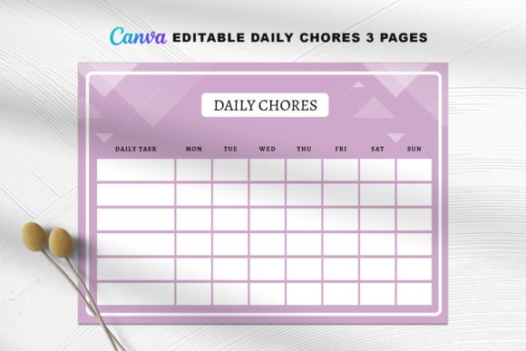 Daily Chores: The Power of a Simple Printable Chart