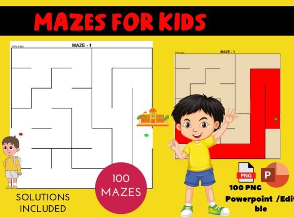 Elevate Your KDP Journey with Mazes for Kids Interior