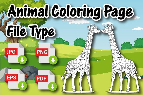 Giraffe Animal Coloring Pages: A Gateway to Creativity and Smart Digital Publishing