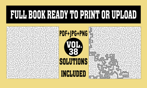KDP Interior Mazes with Solutions 38: A Creator's Complete Toolkit