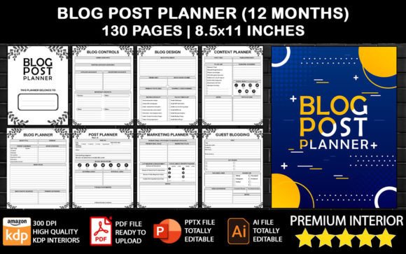 The Blog Post Planner 12 Months: A Systematic Framework for Content and Brand Growth