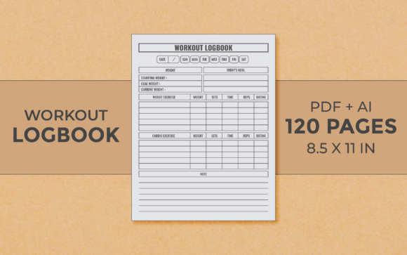 The Strategic Advantage of a Premium Workout Logbook KDP Interior