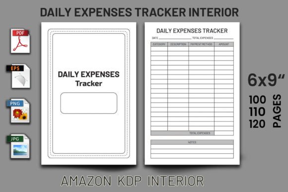 The Strategic Power of a Daily Expenses Tracker KDP Interior