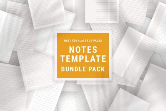 The Ultimate Notes Template Bundle Pack: Your Solution for Organized Goal Achievement