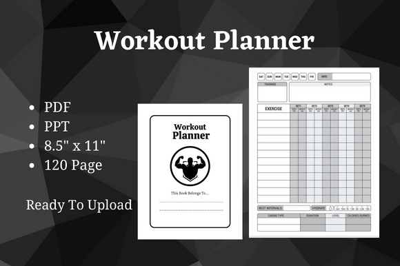 Your Blueprint for Fitness Success: The Workout Planner Log Book