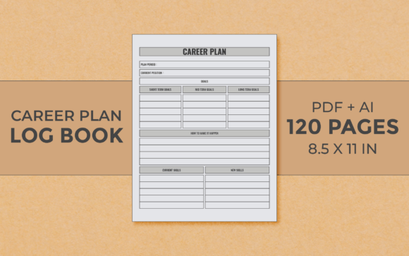 Your Professional Path Awaits: The Premium Career Plan Logbook